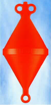 BLOWED PLOYETHILENE BI-CONICAL MOORING BOUY
