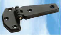 HINGE - 60 x 100 x 5 x 10mm  - BLACK