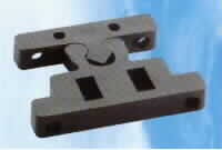DOOR FASTNER - 32 x 42 x 7mm - BLACK