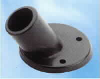 BASE WITH INCLINATION OF 60 DEGREES - DIAM 25mm - WHITE.