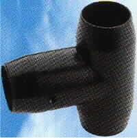 'T' CONNECTION DIAM 25mm - -BLACK