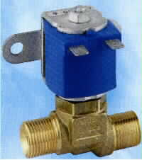 MOULDED BRASS ELECTRIC VALVE, 3/8 MALE THREAD