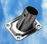 RETANGULAR BASE 45 x 55 mm FOR PULPIT RAIL